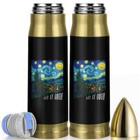 Let It Gogh Funny Vincent Van Gogh Bullet Tumbler Starry Night Design Art Lover