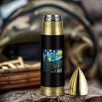 Let It Gogh Funny Vincent Van Gogh Bullet Tumbler Starry Night Design Art Lover