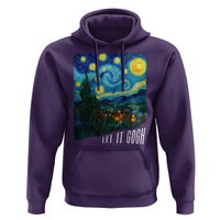 Let It Gogh Funny Vincent Van Gogh Hoodie Starry Night Design Art Lover