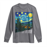 Let It Gogh Funny Vincent Van Gogh Long Sleeve Shirt Starry Night Design Art Lover