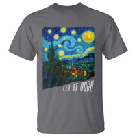 Let It Gogh Funny Vincent Van Gogh T Shirt Starry Night Design Art Lover