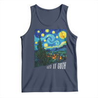 Let It Gogh Funny Vincent Van Gogh Tank Top Starry Night Design Art Lover