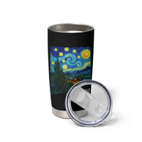 Let It Gogh Funny Vincent Van Gogh Tumbler Cup Starry Night Design Art Lover