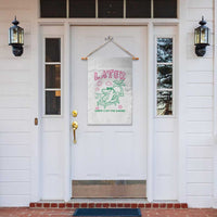 Later Gator School's Out for Summer Garden Flag Funny Last Day of School