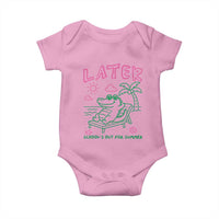 Later Gator School's Out for Summer Baby Onesie Funny Last Day of School