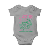 Later Gator School's Out for Summer Baby Onesie Funny Last Day of School