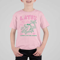Later Gator School's Out for Summer T Shirt For Kid Funny Last Day of School