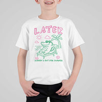 Later Gator School's Out for Summer T Shirt For Kid Funny Last Day of School
