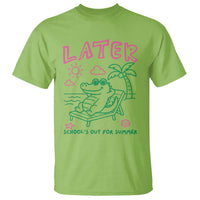 Later Gator School's Out for Summer T Shirt Funny Last Day of School