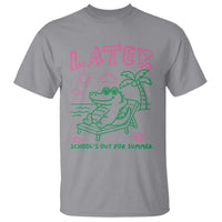 Later Gator School's Out for Summer T Shirt Funny Last Day of School