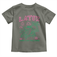 Later Gator School's Out for Summer Toddler T Shirt Funny Last Day of School