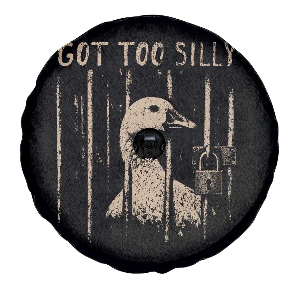 Got Too Silly Spare Tire Cover Funny Goose Jailbird Prison