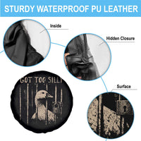 Got Too Silly Spare Tire Cover Funny Goose Jailbird Prison