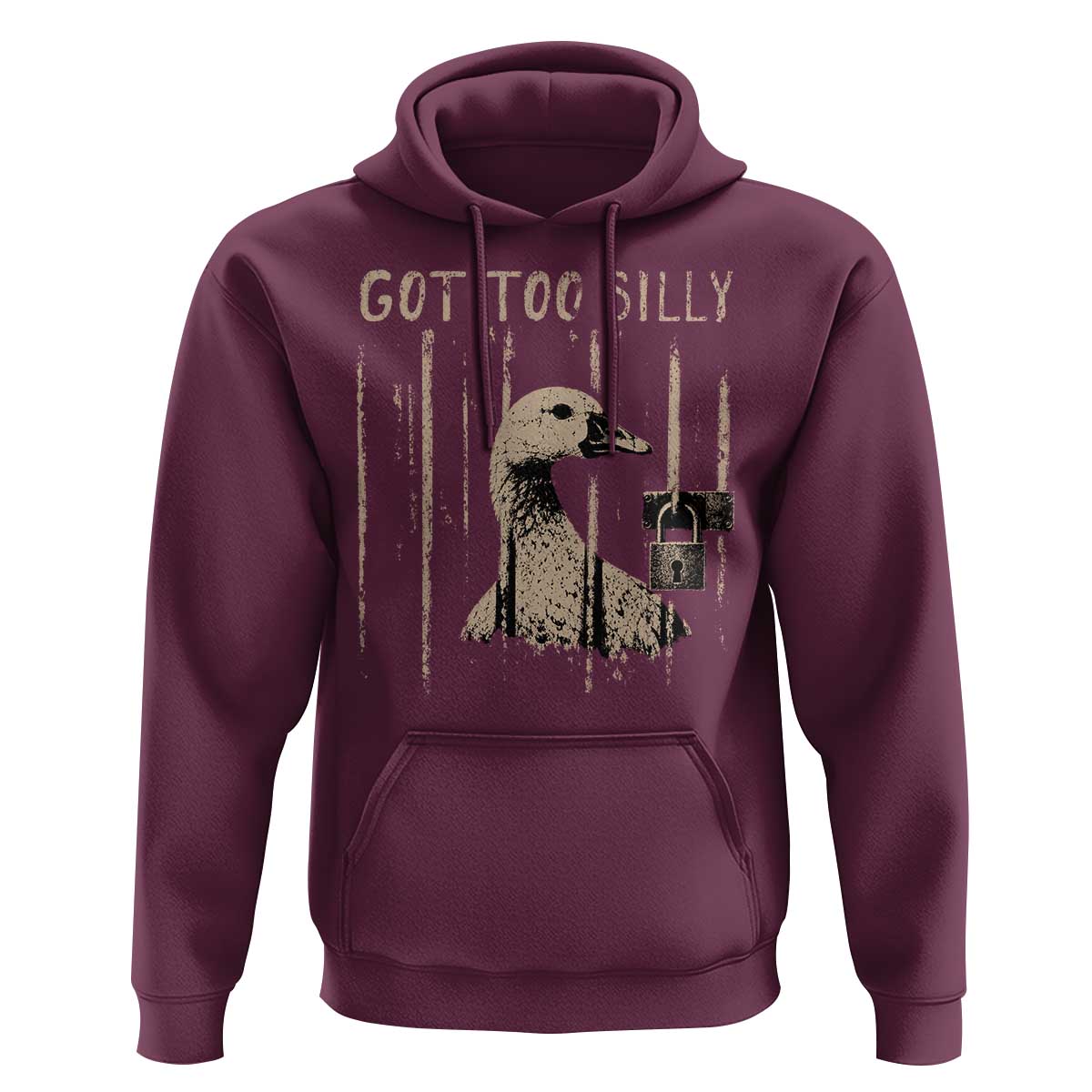 Got Too Silly Hoodie Funny Goose Jailbird Prison