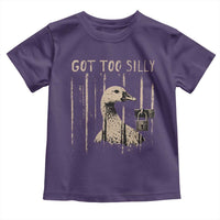 Got Too Silly Toddler T Shirt Funny Goose Jailbird Prison