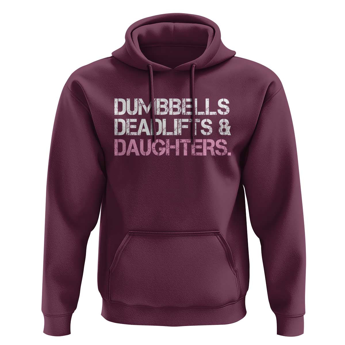 Dumbbells Deadlifts And Daughters Hoodie Funny Gym Girl Dad