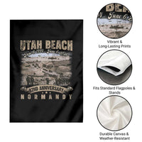 Utah Beach D Day Garden Flag 82nd Anniversary Honor History Normandy WWII