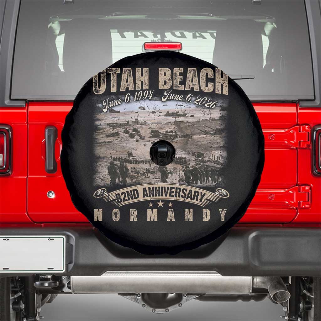 Utah Beach D Day Spare Tire Cover 82nd Anniversary Honor History Normandy WWII