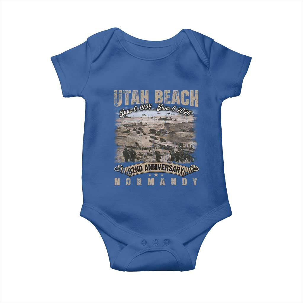 Utah Beach D Day Baby Onesie 82nd Anniversary Honor History Normandy WWII