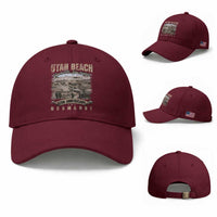 Utah Beach D Day Baseball Cap 82nd Anniversary Honor History Normandy WWII