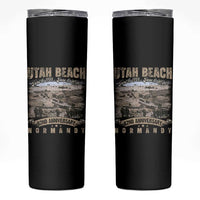Utah Beach D Day Skinny Tumbler 82nd Anniversary Honor History Normandy WWII