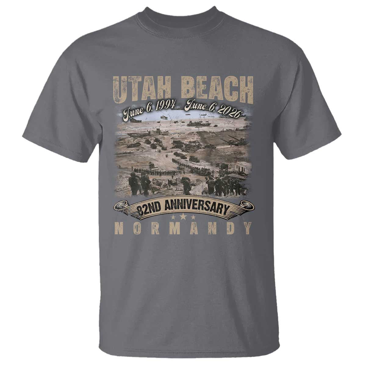 Utah Beach D Day T Shirt 82nd Anniversary Honor History Normandy WWII