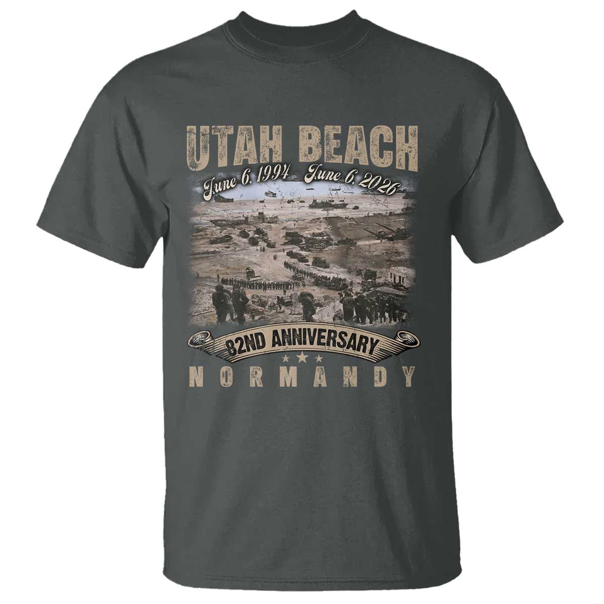 Utah Beach D Day T Shirt 82nd Anniversary Honor History Normandy WWII