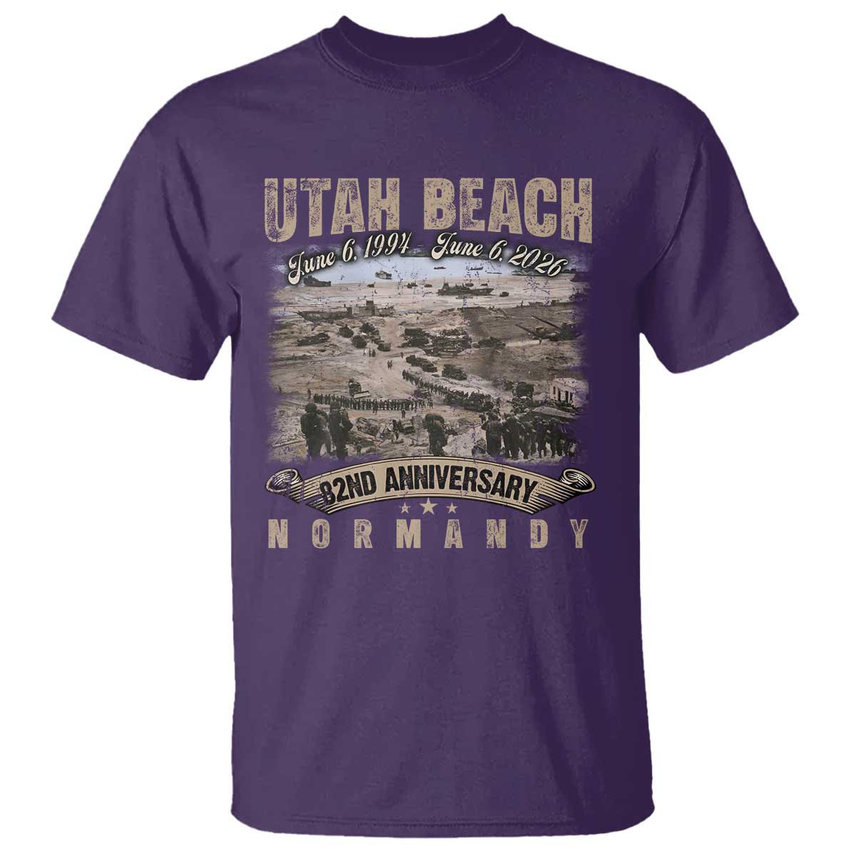 Utah Beach D Day T Shirt 82nd Anniversary Honor History Normandy WWII