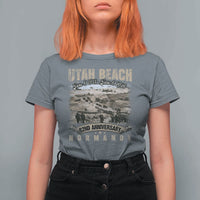 Utah Beach D Day T Shirt For Women 82nd Anniversary Honor History Normandy WWII