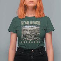 Utah Beach D Day T Shirt For Women 82nd Anniversary Honor History Normandy WWII
