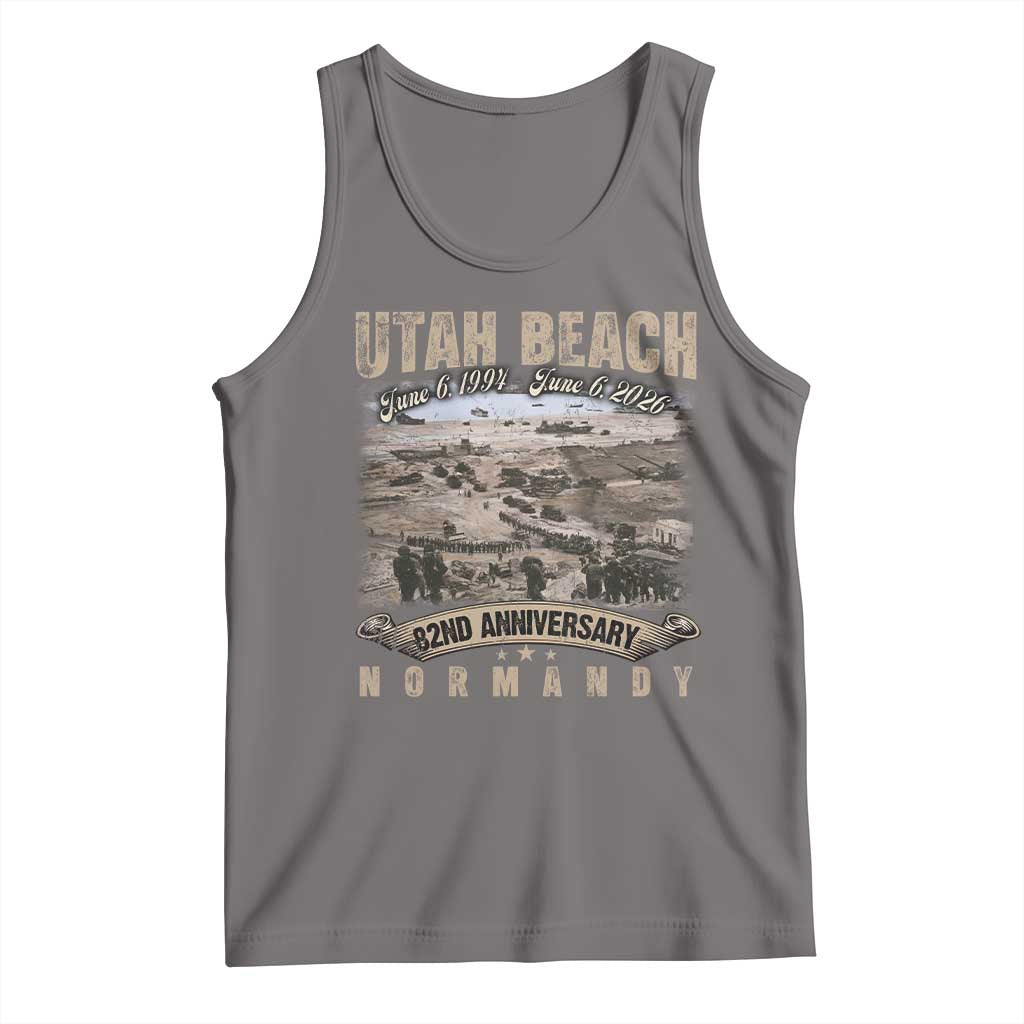 Utah Beach D Day Tank Top 82nd Anniversary Honor History Normandy WWII