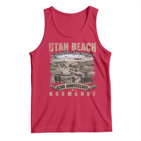 Utah Beach D Day Tank Top 82nd Anniversary Honor History Normandy WWII