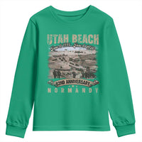 Utah Beach D Day Youth Sweatshirt 82nd Anniversary Honor History Normandy WWII