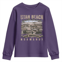 Utah Beach D Day Youth Sweatshirt 82nd Anniversary Honor History Normandy WWII