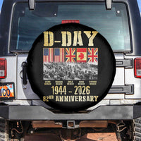 D Day 82nd Anniversary Honor History Normandy WWII Spare Tire Cover