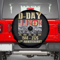D Day 82nd Anniversary Honor History Normandy WWII Spare Tire Cover