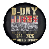 D Day 82nd Anniversary Honor History Normandy WWII Spare Tire Cover