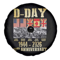 D Day 82nd Anniversary Honor History Normandy WWII Spare Tire Cover