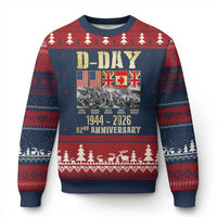 D Day 82nd Anniversary Honor History Normandy WWII Ugly Christmas Sweater