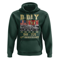 D Day 82nd Anniversary Honor History Normandy WWII Hoodie