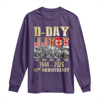 D Day 82nd Anniversary Honor History Normandy WWII Long Sleeve Shirt
