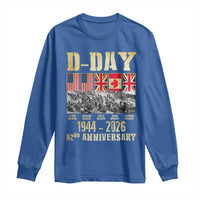 D Day 82nd Anniversary Honor History Normandy WWII Long Sleeve Shirt