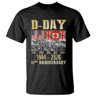 D Day 82nd Anniversary Honor History Normandy WWII T Shirt
