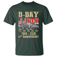 D Day 82nd Anniversary Honor History Normandy WWII T Shirt