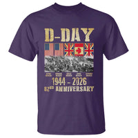 D Day 82nd Anniversary Honor History Normandy WWII T Shirt