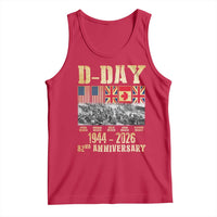 D Day 82nd Anniversary Honor History Normandy WWII Tank Top
