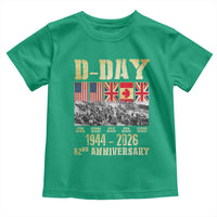 D Day 82nd Anniversary Honor History Normandy WWII Toddler T Shirt