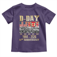 D Day 82nd Anniversary Honor History Normandy WWII Toddler T Shirt