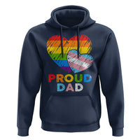 Funny Proud Dad LGBTQ Hoodie LGBT Transgender Flag Heart Fathers Day