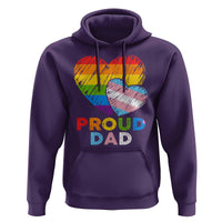 Funny Proud Dad LGBTQ Hoodie LGBT Transgender Flag Heart Fathers Day